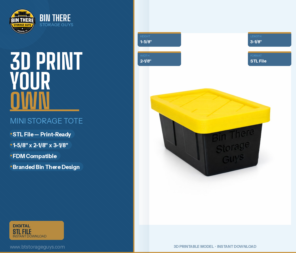 3D Printed Mini Tote